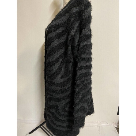 United States Sweaters Open Knit Duster Eyelash Cardigan Sweater Women's Small - Picture 2 of 9